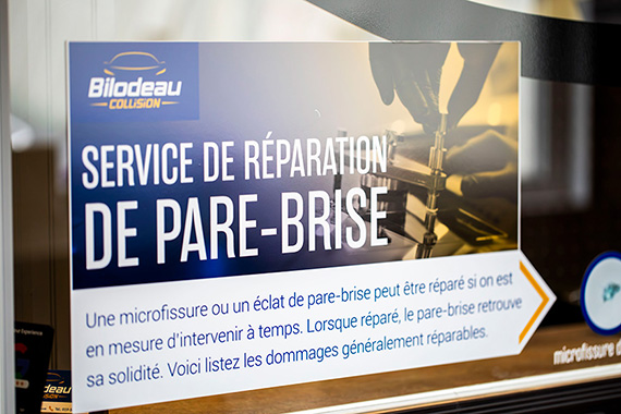Service de réparation de pare-brise